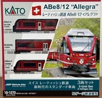 Kato 10-1273 Swiss Rhaetian Railway (rhb) Abe 8/12 "allegra" 3-CAR Set Scale. Fixed Price $166.28.