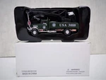 Golden Wheel #0126-2 Green Army Crane Truck Scale Model 3.5" In-box 022223WT3. Fixed Price $18.50.