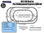 Lionel Gauge Fastrack 40X60 To The Hobbyspeed Express Layout Add-on-pack. Fixed Price $348.84.