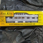 Rail King Nyc-empire State Express O-27 Streamlined Vista Dom 30-6113D New. Fixed Price $70.00.