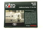 Kato N-scale 106-055 California Zephyr 11 Car Set With Display Unitrack Japan. Fixed Price $499.99.