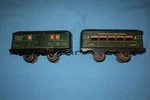 American Flyer Pre-war O Gauge #1205 Mail Car & #1306 Pullman Passenger. Fixed Price $35.95.