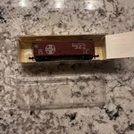 N-scale Minitrix 3189 Box Car Santa Fe Atsf 82005 Great Condition. Fixed Price $12.99.