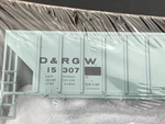 Athearn Kit 5309 54 Ps Cvrd Hopper Rio Grande #15307 Nib! HO7828. Fixed Price $17.71.