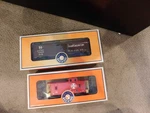 Lot Of Lionel Train Santa Fe Caboose 6-26576 & Box Car 6-36252 With Ex Con. Fixed Price $14.99.