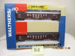 Walthers 932-240253 Milwaukee Rd. 53' Thrall Gondola (2 Pack) D2. Fixed Price $30.00.