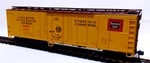 Ho Scale Athearn 1632 Burligton 50' Outside Braced Reefer #5287 Nicely Built Up. Fixed Price $22.99.