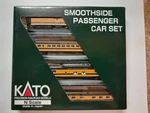 Scale Kato Great Northern Passenger Car Set 106-1103. Fixed Price $149.00.