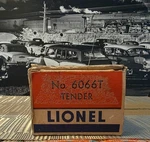 Vintage Lionel No. 6066T Tender Box Only Empty Original Packaging 1950S Era. Fixed Price $7.99.