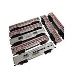 Williams Gauge Santa Fe Aluminum Passenger Cars Vista Dome + Mail - 7 Total. Fixed Price $499.95.