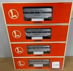 Lionel #19180 Santa Fe Surfliner 15'' Aluminum Passenger 4 Car Set Trail Scale. Fixed Price $349.95.