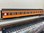Milwauee Road " Hiawatha 545 Orange Lightweight Coach W/interior Leds Ho Scale. Fixed Price $209.95.