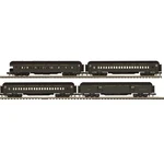 Atlas 'o' Premier 3001766A Heavyweight Cnj Passenger Car 4-PACK, Gauge, Nib. Fixed Price $499.80.
