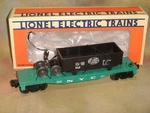 Lionel New York Central Flat Car W. Gondola #16927. Fixed Price $16.00.