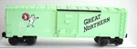 Lionel 6-9401 Gauge Great Northern Boxcar Ln/box #. Fixed Price $14.88.