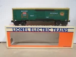 1986 Vintage Lionel #9847 Scale Wolfschmidt Vodka Billboard Reefer New Box. Fixed Price $29.99.