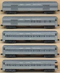 Early Williams Nyc New York Central 5-CAR Madison Passenger Set O-gauge Nos. Fixed Price $119.99.