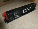 Mth Scale Sample Black Canadian National 4518 Locomotive Body Shell 13" Long. Fixed Price $39.00.