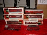 Lionel 8101 Chicago Alton C&a Steam Locomotive 6 Passenger Car Gauge Train Set. Fixed Price $1150.00.