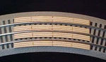 Railroad Grade Crossing For Lionel Fastrack 3-RAIL 36"CURVE.. Fixed Price $11.95.