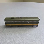 Canadian National Passenger Car 9029 Green Yellow Model Train. Fixed Price $20.00.