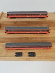 3 Roco Ho Obb 1ST &2ND Class International Eurofima Coach + One For Repair.. Fixed Price $32.95.