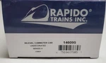Bilevel Commuter Coach Car Rapido 146095 Undecorated Series Iv Single Ho (3). Fixed Price $129.00.