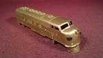 #2 Ho Globe F7 Diesel Locomotive Shell - Gold 6/6 Steps. Fixed Price $8.95.