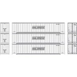 Athearn ATH17299 48' Container - Rail Bridge #2 (3) Scale. Fixed Price $44.99.