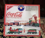 Lionel 6-30166 Coca-cola 125TH Anniversary Vintage Steam Set -incomplete. Fixed Price $135.00.