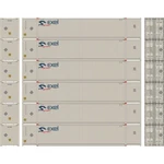 Athearn Ho 53' Cimc Container Exel Exlu #1 6 ATH28525. Fixed Price $89.99.