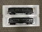 + Mth Railking Metropolitan 4750, 4771 Green 2-CAR Lo-v Non-powered Subway Set. Fixed Price $249.99.