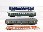 EC13-1# 3X Fleischmann H0 Dc Passenger Car Db B4 590 A4 Mg 11843 Ffm. Fixed Price $63.62.