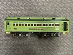 + Mth Standard Tinplate No. 424 Green Liberty Bell Stephen Girard Passenger Car. Fixed Price $200.00.