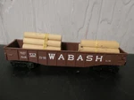 Lionel 16309 Wabash Long Gondola W/wood O/027 Gauge. Fixed Price $24.00.