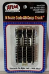 Atlas 2509 - Scale Code 80 Snap Track Assorment. Fixed Price $6.53.