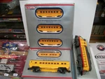 Williams Union Pacific GP-9 ,& 5 Passenger Cars (11") Boxed Lot # 46600. Fixed Price $198.00.