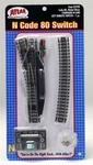 Atlas Trains 2700 Scale Code 80 Remote Standard Line Left-hand Switch New. Fixed Price $27.97.