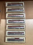 Con-cor Southern Pacific Silver Trains Lot Of 7. Fixed Price $279.99.
