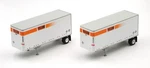 Athearn Rtr Ho Yellow 28' Wedge Trailers - Pack. Fixed Price $65.00.