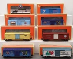 Lionel Assorted Boxcars 6-29236, 6-29285, 6-19949, 6-29284, 6-29226 Ln/box. Fixed Price $90.99.