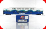 Ho Scale ***seattle Sounder*** Bombardier Commuter Coach #231 ----- Athearn 2563. Fixed Price $91.95.