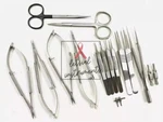 17 Pcs Set Of Hand Surgery Basic Micro Surgical Instruments Stainless Steel. Fixed Price $180.00.