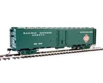 Ho-gauge Walthers Rea 50' Riveted Steel Express Reefer #7654. Fixed Price $59.99.