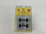 Kadee Scale 961 Set Black Metal Ribbed Back Freight Or Passenger Wheels. Fixed Price $23.70.