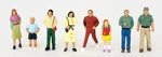 Walthers 949-6006 Ho Townspeople Figures (set Of 8). Fixed Price $11.03.