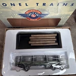 2001 Lionel Lines Log Dump Car #3461 Legendary Trains Postwar Series 6-36739. Fixed Price $49.90.