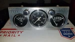 Vintage 1960'S Era S&w Stewart Warner Lighted Gauge Package Gasser Hot Rod Vgc. Fixed Price $475.00.