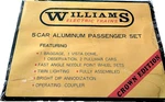 Williams-congressional Prr Passenger SET-1998- GAUGE-5 Cars-aluminum-read On!. Fixed Price $329.95.
