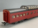 Ahm Rivarossi 6655-02 85' Vista Dome Passenger Coach, Burgundy HO4856. Fixed Price $28.71.